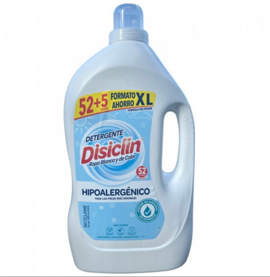 Disiclin Liquid Laundry Detergent 52 Wash 2.86L - Hypoallergenic