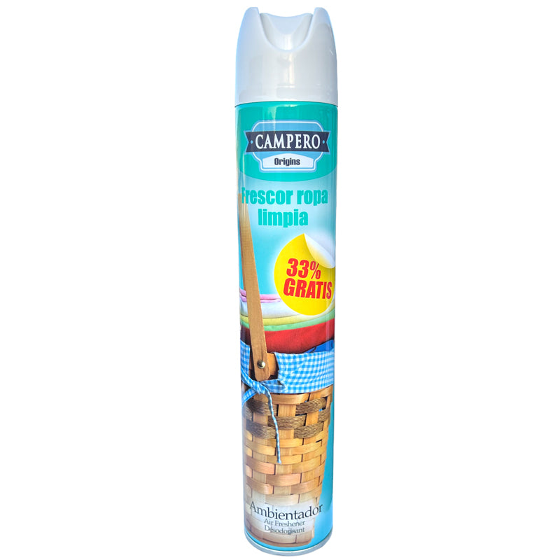 Campero Air Freshener Spray - Fresh Ropa Limpia / Fresh Clean Linen 400ml