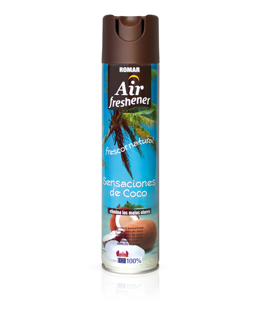 Coconut aerosol air freshener