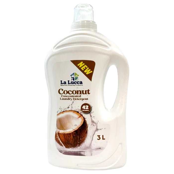 Coconut Concentrated Detergent Laundry Liquid 3L, 42 Washes